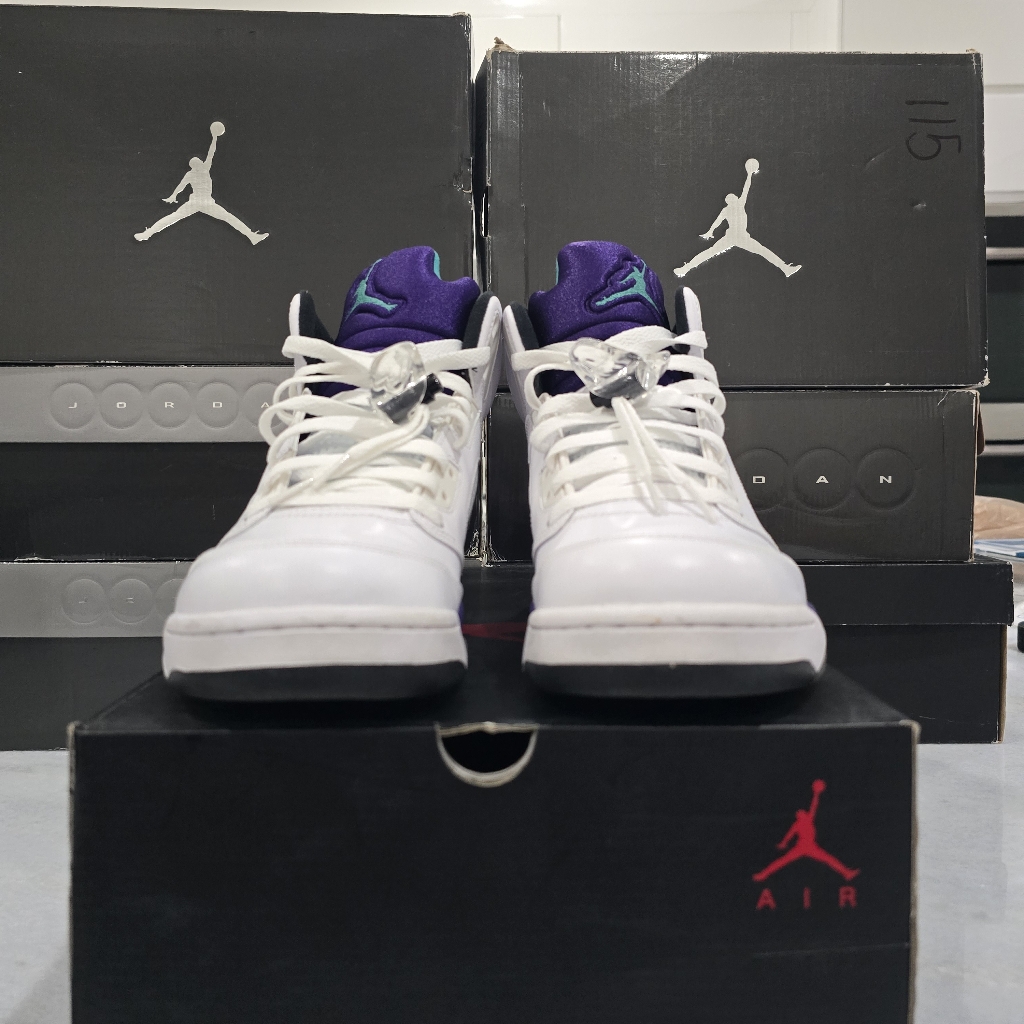 This Is An Air Jordan 5 Retro Grape Sneaker This Is An Air Jordan 5 Retro Grape Sneaker